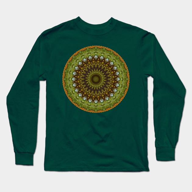 Kaleidoscope No. 6 - Green Long Sleeve T-Shirt by PhotosbyHealy